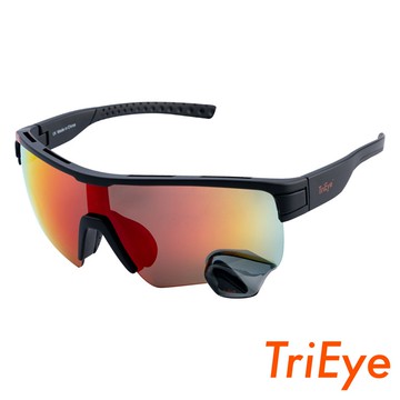 [五揚]TriEye後視鏡系列 運動太陽眼鏡 經典標配組