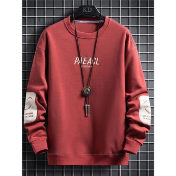 12高中初中學生13加絨衛衣男孩15歲大童秋冬款打底衫16青少年T恤