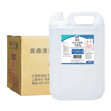 Chending 75%清潔用酒精 4000ml x6桶/箱