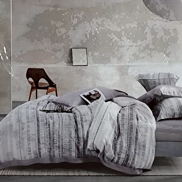 60支100%天絲 鋪棉床包4件組 雙人 喬特治 咖啡色 鋪包 + 兩用被 + 枕套 2個  鋪包 + 兩用被 + 枕套 2個