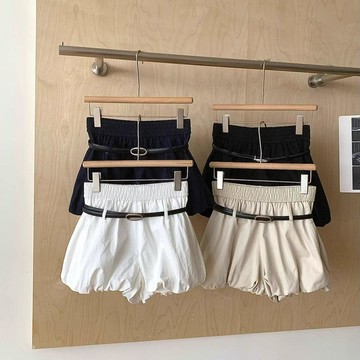 【韓系甜美減齡】Glove RENA 花苞短褲 高腰顯瘦蓬蓬燈籠短褲 女 春秋季新款 短褲 花苞短褲 高腰短褲 燈籠短褲