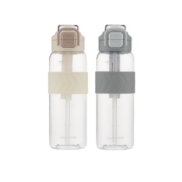 LocknLock 雙飲口彈蓋提帶水壺 1L