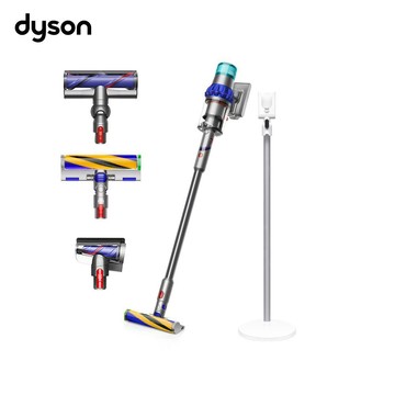 Dyson 戴森 V15 Detect Fluffy SV47 智慧無線吸塵器(贈原廠收納架+碳纖維吸頭)