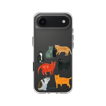 iPhone Air Clear Case（相機按鈕） 透明 - Soupy Tang 湯舒皮 - Cat Group