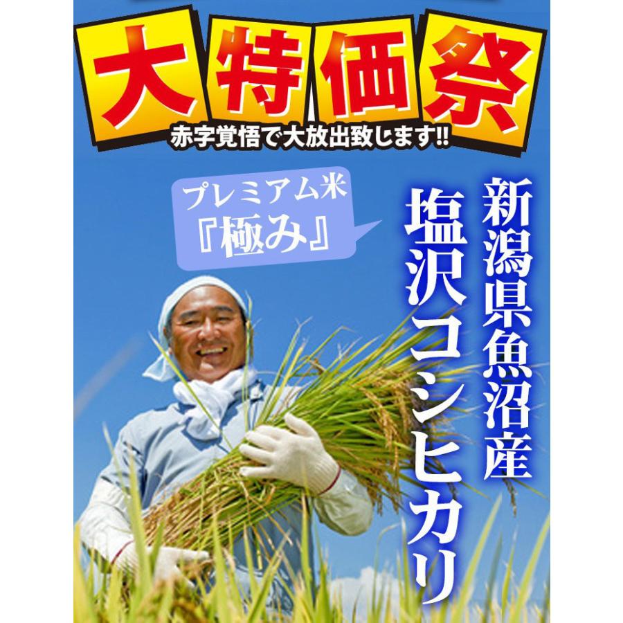 令和５年産新米 新潟県南魚沼しおざわ産プレミアム コシヒカリ 「極み」 玄米30kg 送料無料