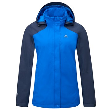 女款GORE-TEX 2L+保暖羽絨2IN1外套(A6GT2615W藍黑寶藍/防水/防風/透氣/風衣外套/禦寒/樂遊戶外)