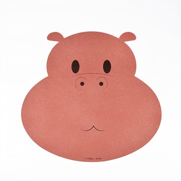 rubber anne MIT軟式珪藻土地墊 10秒瞬吸 台灣製造 天然抗菌材質  橘色馬河  1個  45 x 48cm