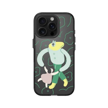 iPhone 16 Pro Clear (相機按鈕) 酷墨灰 - 包大山 Baozi - 一起跳舞吧