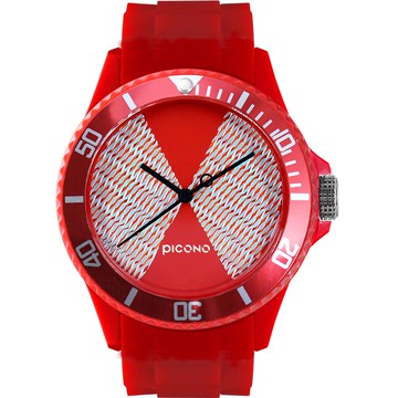 PICONO 普普馬戲團系列運動防水手錶 紅色 / BA-PP-10