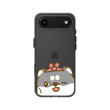 iPhone Air Clear (相機按鈕) 酷墨灰 - 嗨小強 Hi John - Wink Me