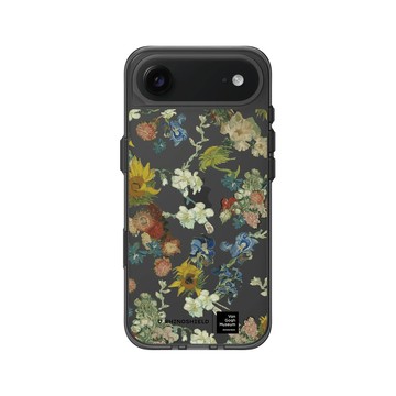 iPhone Air Clear (相機按鈕) 酷墨灰 - Van Gogh Museum - Vincent 的花朵-50週年紀念款 透明