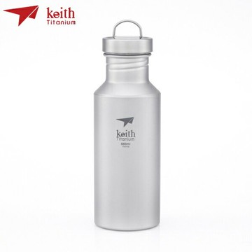 【Keith】鎧斯Ti3031純鈦運動水壺(附Ti0011隔熱水壺套) / 露營杯具 / 環保餐碗杯盤/戶外水壺《長毛象休閒旅遊名店》