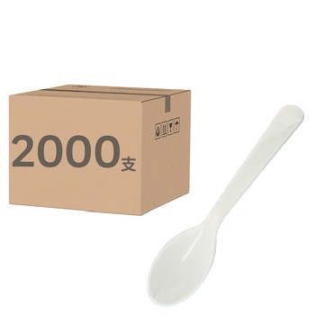 PP小茶匙 K013 白色  2000支  1入