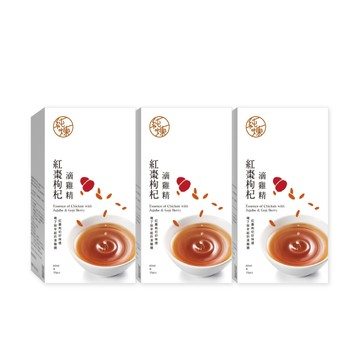 純煉 紅棗枸杞滴雞精60mlx10包x3盒(共30包)