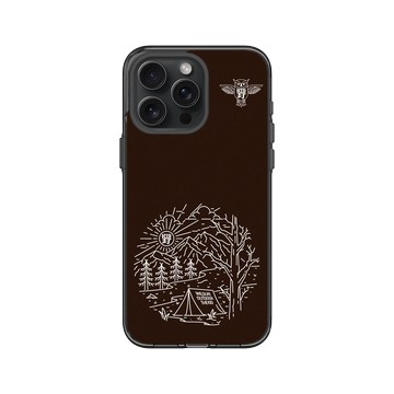 iPhone 15 Pro Max Clear 酷墨灰 - KID - 戶外野營森林村