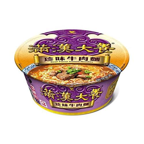 《統一》 滿漢大餐 珍味牛肉麺 (187g) （珍味牛肉・カップラーメン） 《台湾 お土産》 [並行輸入品]