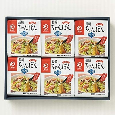 公式みろくや 冷凍ちゃんぽん（麺・スープ・具材セット）６食入り 具材付き 九州産野菜使用 ギフト 贈り物 内祝 御礼 お祝い お土産 ご贈答