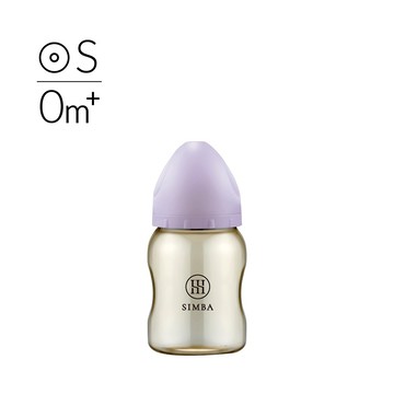 Simba蘊蜜鉑金寬口奶瓶200ml（紫芙）-新生適用