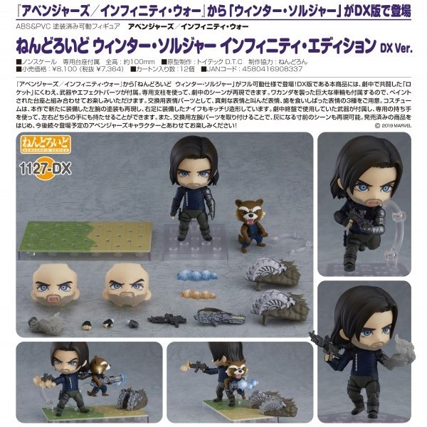 アベンジャーズ/インフィニティ・ウォー ねんどろいど ウィンター・ソルジャー インフィニティ・エディション DX Ver.[グッドスマイルカンパニー]  | LINEショッピング