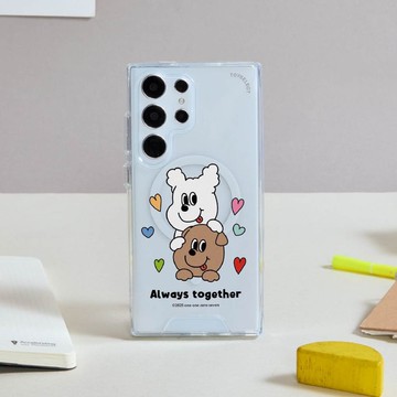 1107大頭相伴防摔透明SAMSUNG手機殼