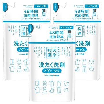 第一石鹼 NOVAGE 超濃縮洗衣精補充包  3包  270g