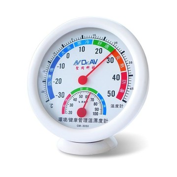 【聖岡科技Dr.AV】GM-3050大螢幕環境 健康管理 溫濕度計(吊掛/座立二用  室內外皆可用)