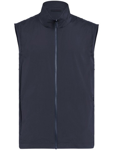 Zegna - Techmerino™ reversible gilet - men - Polyamide/Elastane - M - Blue