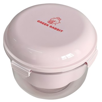 希臘兔 大容量優格過濾器 2.6L  1個  粉色