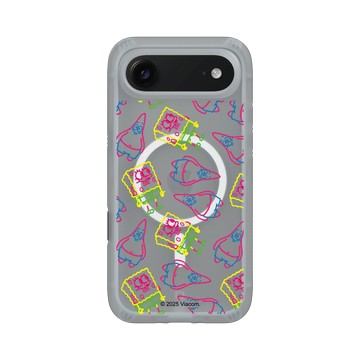 iPhone Air AirX 流變灰 - 海綿寶寶 SpongeBob - 奇異筆觸Pattern