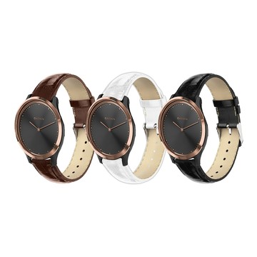 GARMIN 【Timo】 vivomove HR /vvolife /vivoactive /Venu /Forerunner 245 /Forerunner 645 /f13;nix 6S /f13;nix 5S 通用款 鱷魚紋皮革替換錶帶 (錶帶寬度20mm)