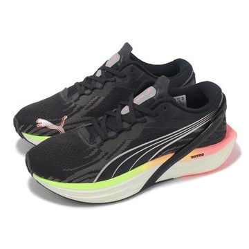 Puma 慢跑鞋 Run XX Nitro 2 Wns 女鞋 黑 銀 氮氣中底 運動鞋 37848201