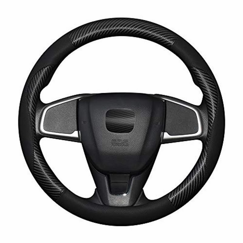 Mazero ハンドルカバー Sサイズ 36 5 37 9cm ハンドル 軽自動車 普通車 ミニバン ステアリングカバー カーボン Puレザ 通販 Lineポイント最大0 5 Get Lineショッピング