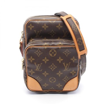 LOUIS VUITTON LV 路易威登 棕色 原花 帆布 Amazone 肩背包 M45236 【二手名牌BRAND OFF】