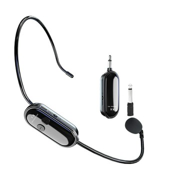 2.4G無線頭戴麥克風教學舞臺小蜜蜂擴音器耳麥老師導游腰麥小話筒【宜家良品百貨】