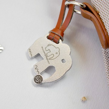 大象帶小象 Desk+1 動物莊園鑰匙圈吊飾