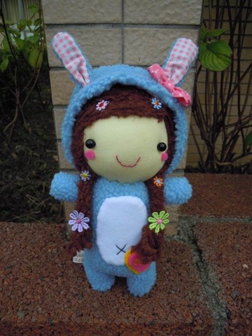 ~幸福咩咩.手作小舖~可愛動物裝娃娃/1隻