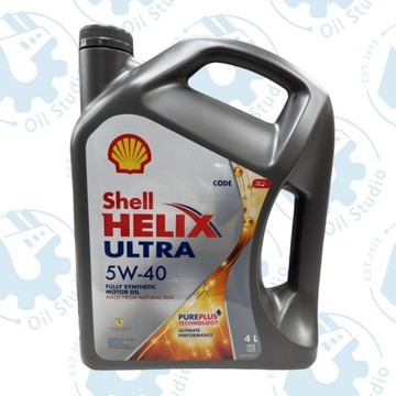 《油工坊》Shell HELIX ULTRA 5W40 全合成 機油  新配方 PURE PLUS 最新包裝 4L