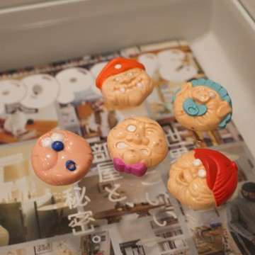 𝗈𝗅𝖽𝗍𝗈𝗒𝗌𝗍𝖺𝗍𝗂𝗈𝗇 1980s 卡夾式 肚臍 怪奇 惡搞 玩具 老玩具 美式復古 收藏模型公仔擺飾