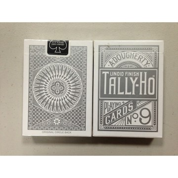 【線上體育】TALLY-HO 撲克牌 圓背 特製銀背 SILVER-S099851015