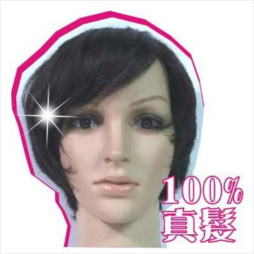 嘉奈兒100%全頂人戴真髮153短髮 [45888] ◇美容美髮美甲新秘專業材料◇
