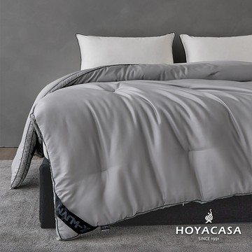 收禮人自選【HOYACASA 禾雅寢具】打造太空艙級潔淨暖眠｜極境黑曜 WARM-X抗菌恆溫太空冬被｜快速出貨