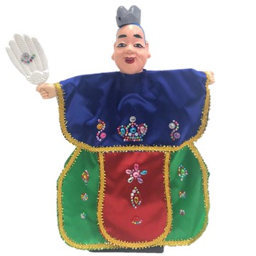 A-ONE 匯旺 小沙彌可飛帽特技披風傳統手工布袋戲偶 兒童啟發玩具  1個