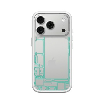 iPhone 18 Pro Mod NX -邊框背蓋組合 (相機按鈕) 白 - JOCR - Inside an iPhone - Green