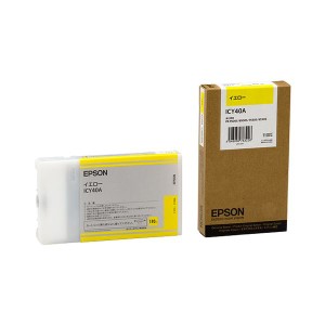 （まとめ） エプソン EPSON PX-Pインクカートリッジ イエロー 110ml ICY40A 1個 