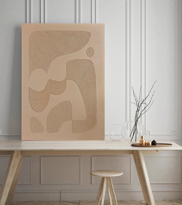 紋理牆面藝術 | 紋理藝術 | 紋理畫布 | 紋理繪畫 | 棕褐色