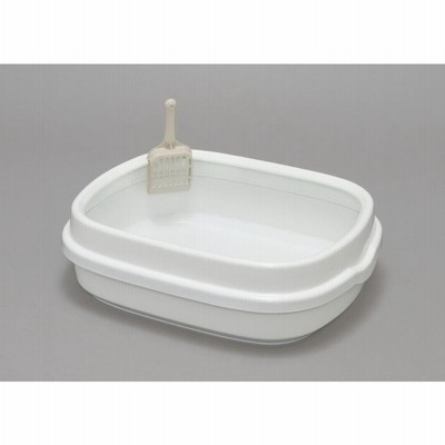 アイリスオーヤマ ネコのトイレ NE-550 ホワイト 0501-4967576377966-ds -お取り寄せ品-