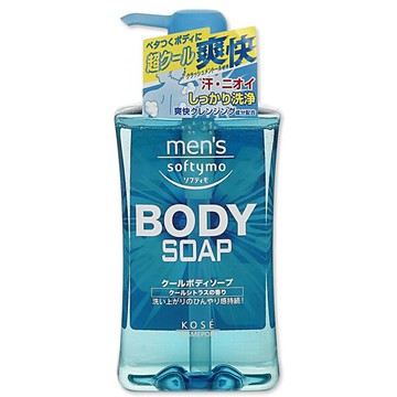 Kose 高絲 Softymo 超涼爽快潔淨沐浴乳(550ml)清爽暢快 男士專用『Marc Jacobs旗艦店』D380644