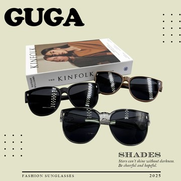 【GUGA】偏光套鏡 極簡俐落圓框款 UV400 全面防護 TR輕量鏡框 配戴更輕盈 TRJ1343
