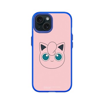 iPhone 15 Clear 激光藍 - 寶可夢 Pokemon - 大臉系列-胖丁