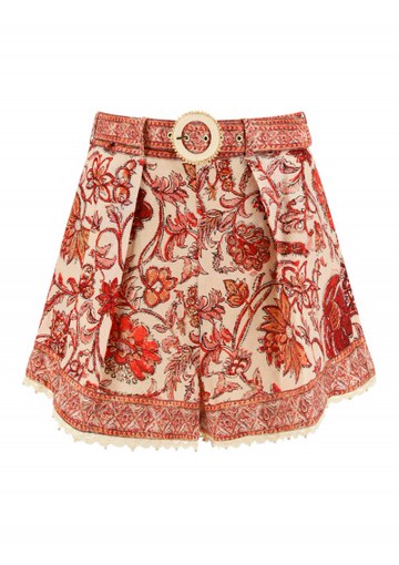 Zimmermann - Vitali Shorts - Womens - Multicolour